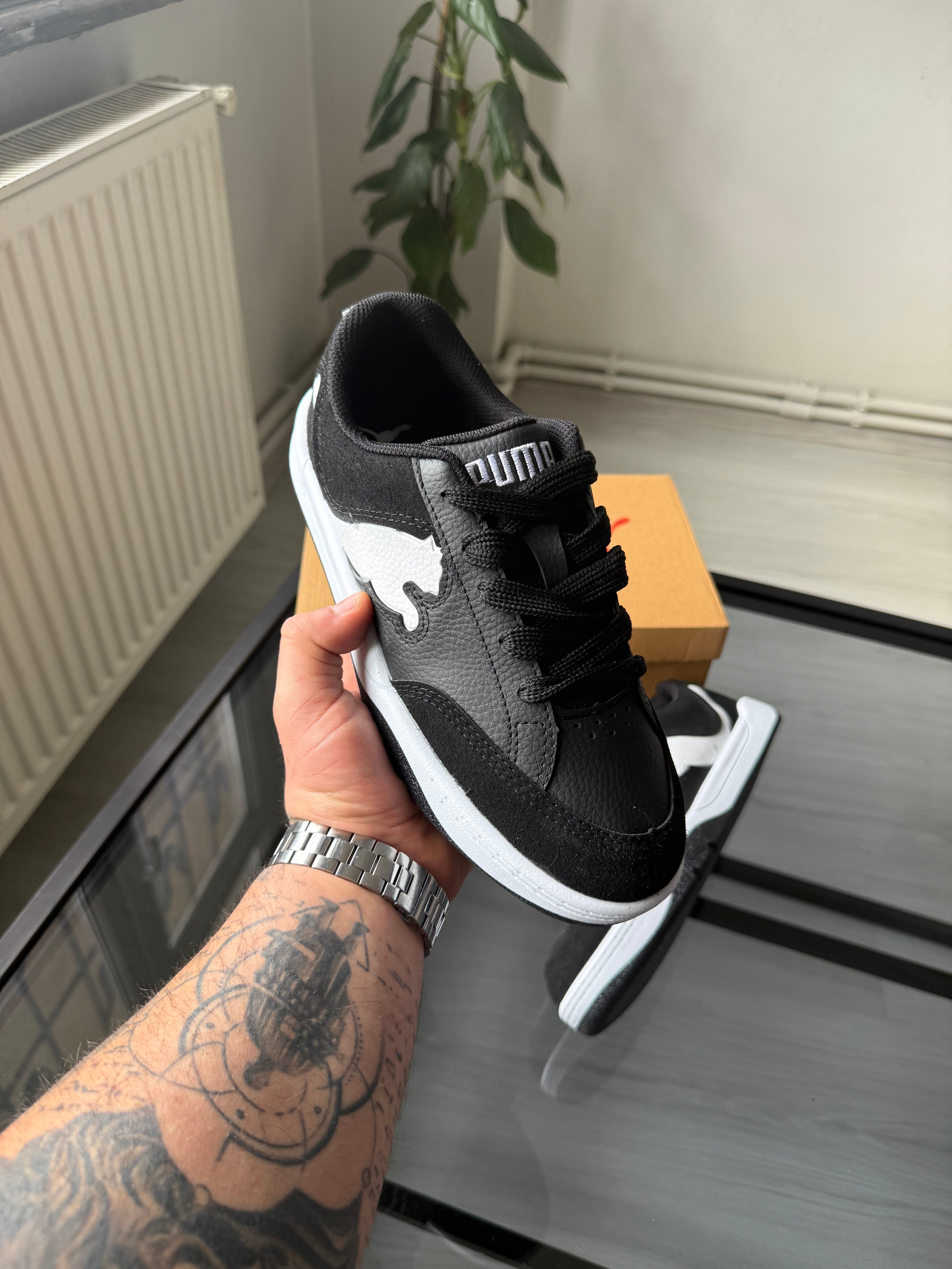 Puma Street Court Siyah Beyaz