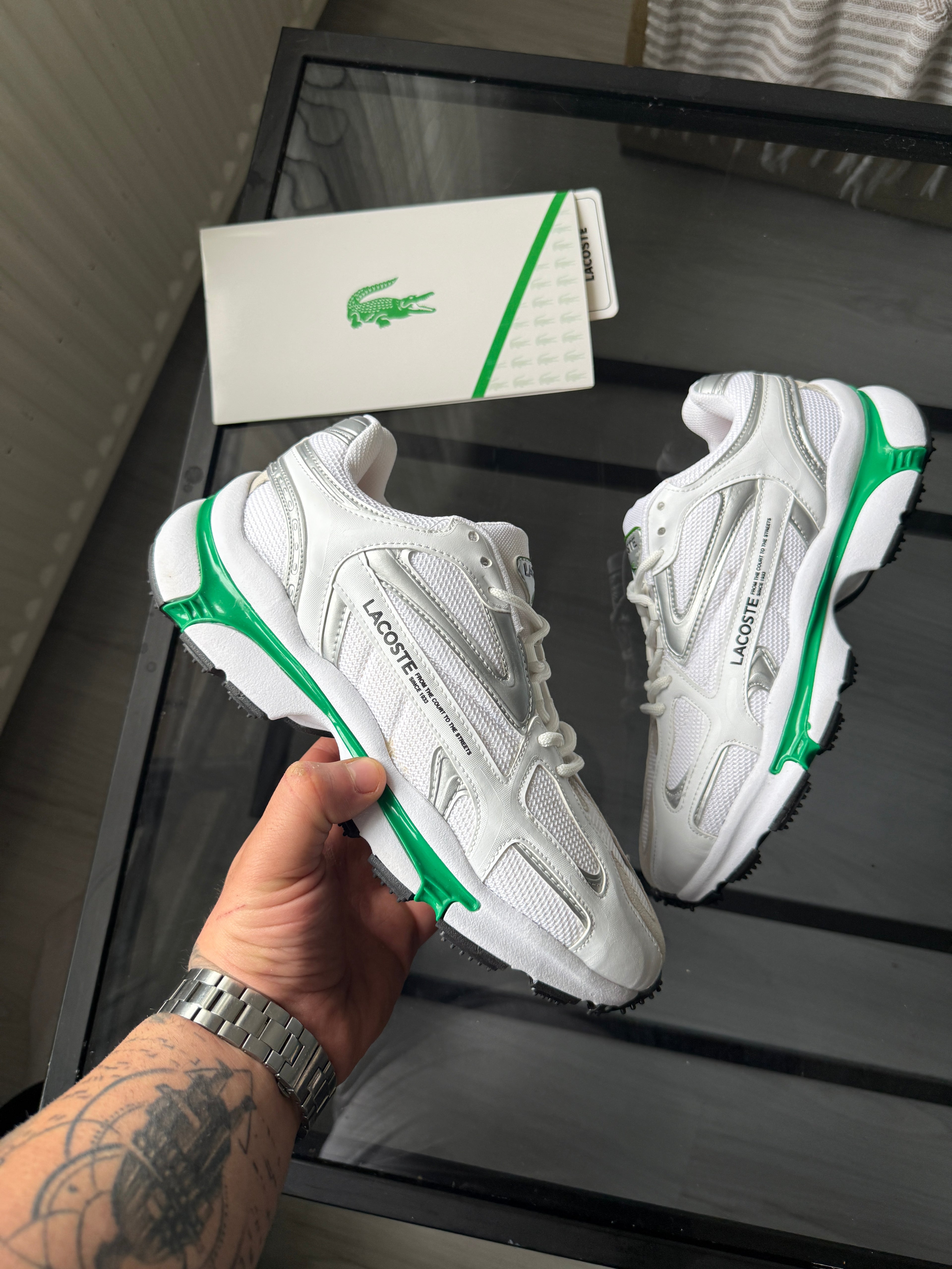 Lacoste Beyaz Yeşil