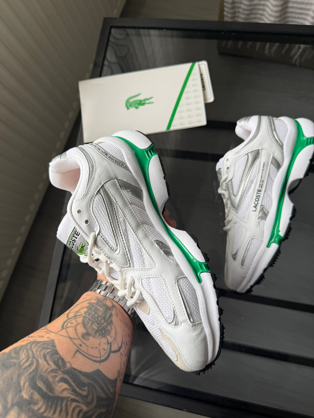 Lacoste Beyaz Yeşil