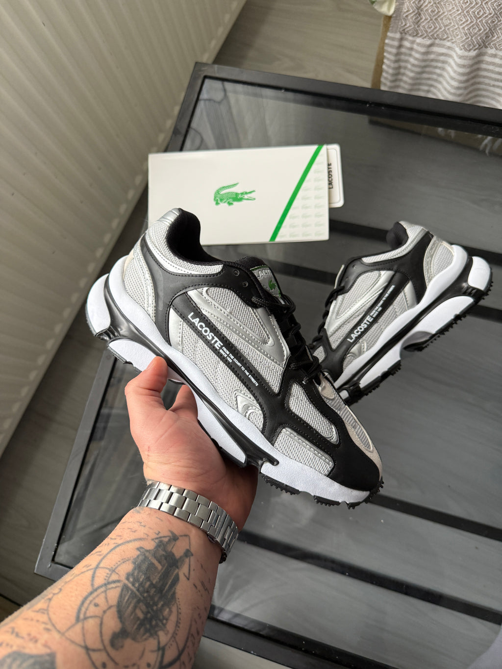 Lacoste Siyah Gri