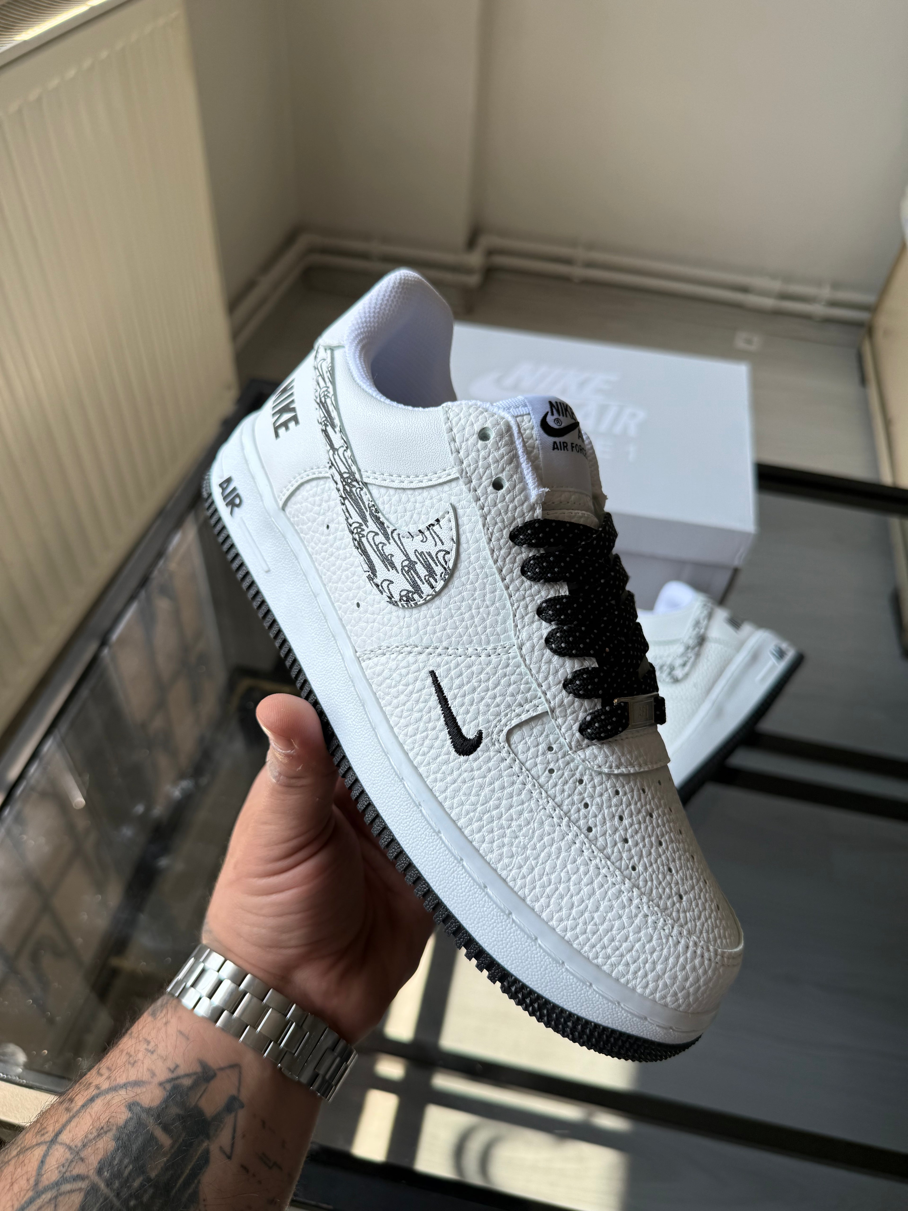 Air Force Beyaz Desenli