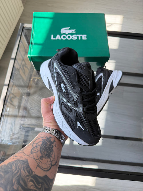 Lacoste Fileli Siyah